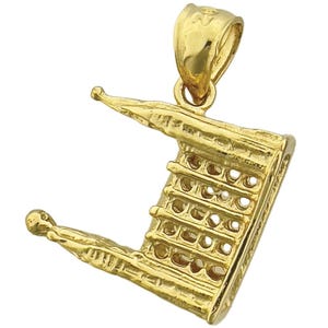 14K Gold 3D Mormon Temple Charm