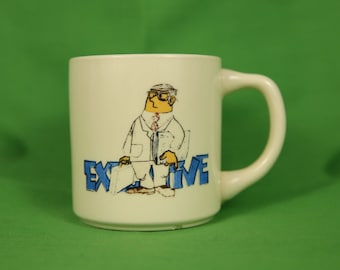 Vintage 80s/90s Executive Mug / Cartoon Dilbert Jerry Von Amerongen Dilbert Scott Adams Comic Strip