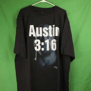 WWE Authentic STONE COLD STEVE AUSTIN Austin 3:16 / Skull Shirt Adult S  Reprint