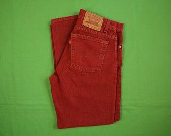 mens red jeans for sale