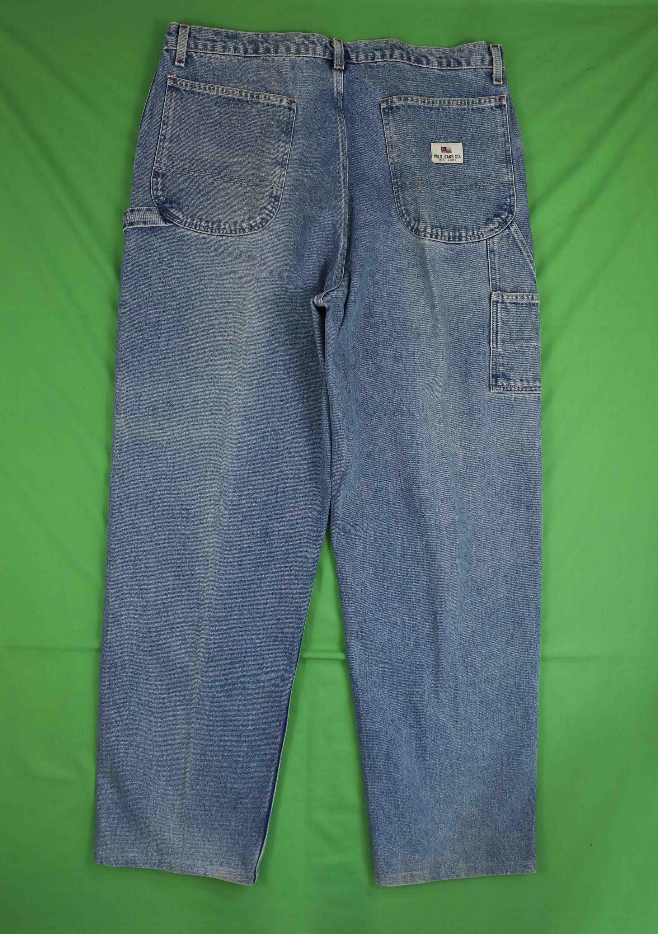 90s Polo Jeans Co Workwear デニムオーバーオール XL 【公式通販】