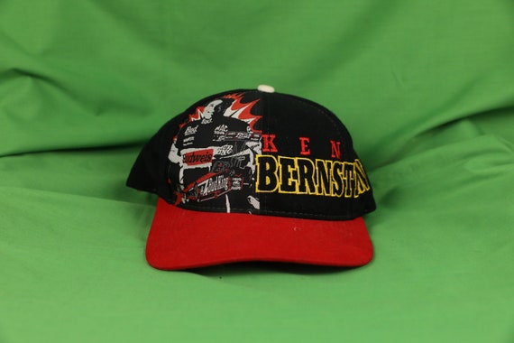 Vintage 90s Kenny Bernstein Snapback Hat Budweise… - image 1