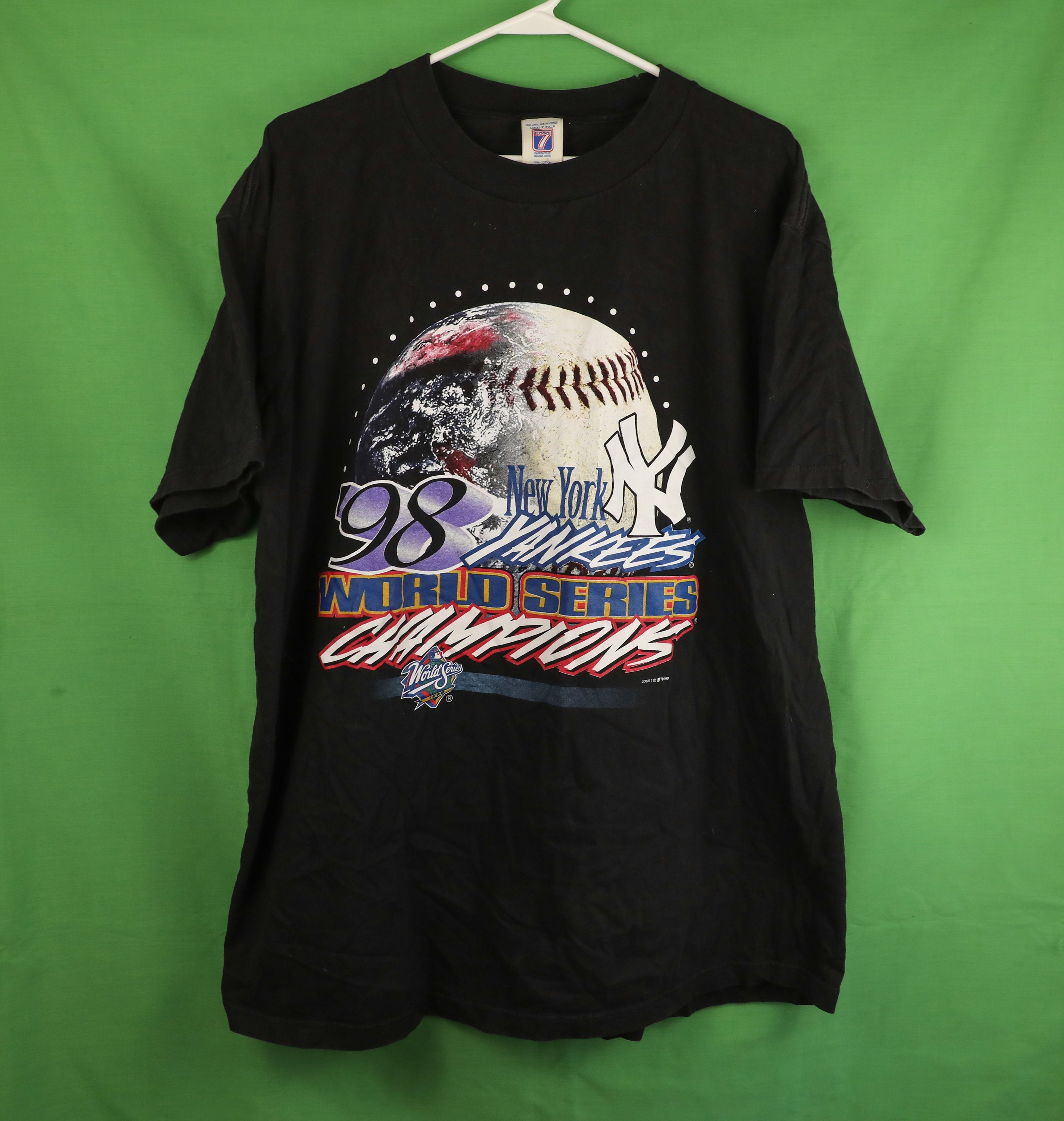 1998 New York Yankees World Series Champions Starter MLB T Shirt Size  Medium – Rare VNTG