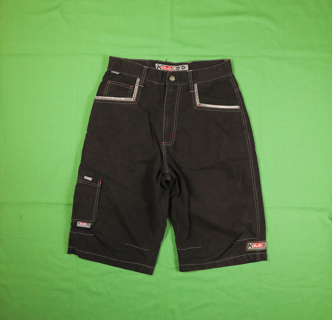 パンツ Green check shorts street y2k rave TrippyLimeShorts_AJ_S2.jpg?v=