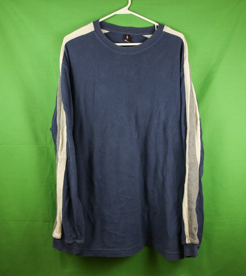 Vintage 90s Levi's Long Sleeve Shirt Striped Large / XL - Etsy Denmark