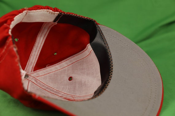 Vintage Cincinnati Reds Hat By Annco Small Elasti… - image 7