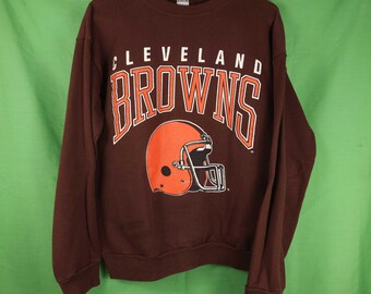 Vintage 80s/90s Cleveland Browns Crewneck Sweatshirt Artex Cotton Poly Blend