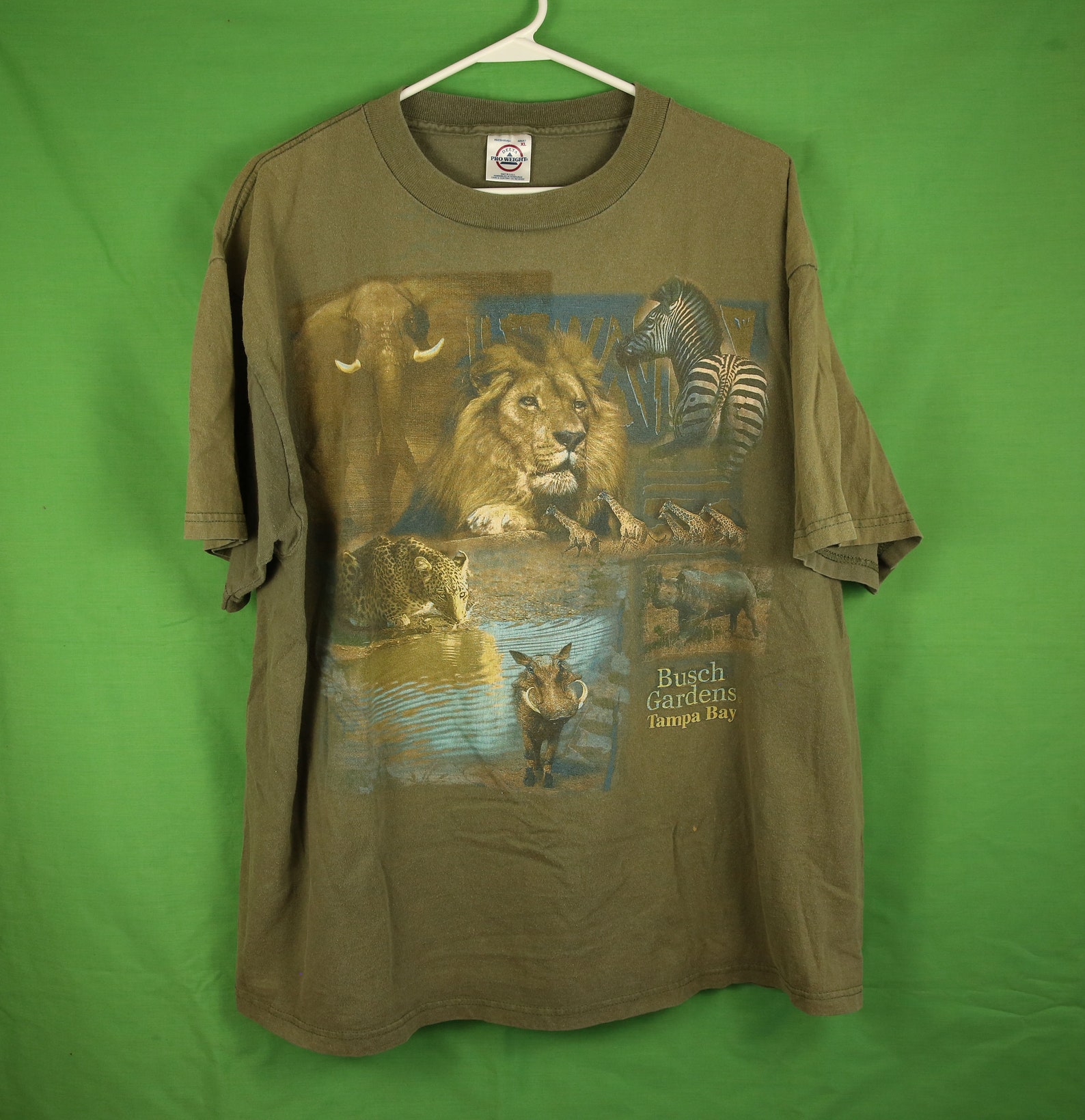 Vintage 90s Busch Gardens T-Shirt Tampa Bay XL Delta Pro | Etsy
