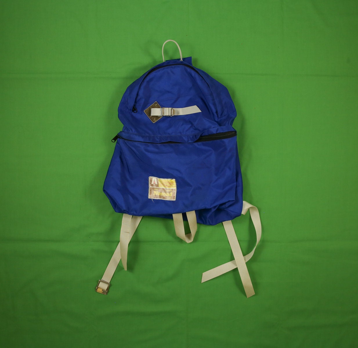 Alarmerend geschiedenis Pikken Vintage 80s Nomad Backpack by the A-line Academy / Blue Nylon - Etsy