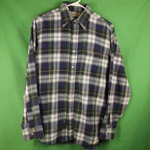 Vintage LL Bean Flannel Shirt Men's XL Tall XLT Made In USA
