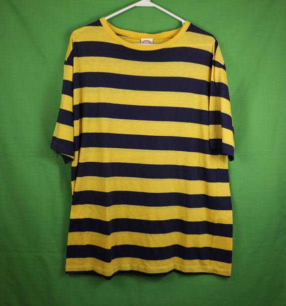 Vintage 80s/90s Carlisle Clothing Striped T-Shirt 
