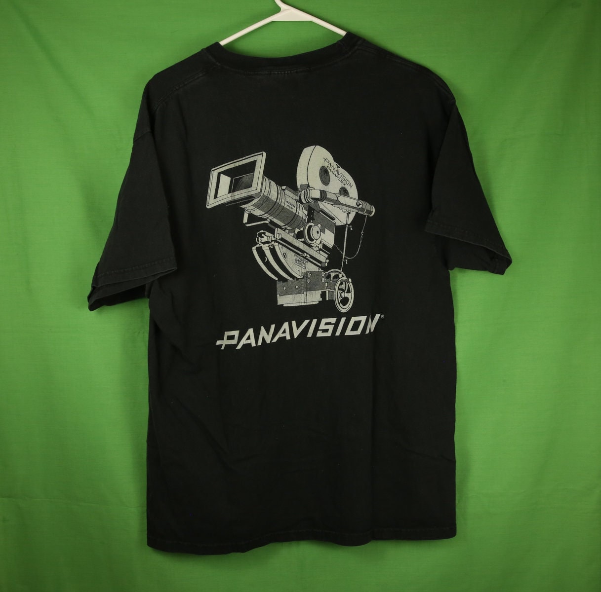 Vtg 90s / Y2k Panavision T-shirt Large Hanes Beefy T