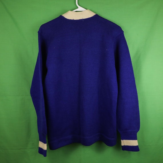 Vintage 60s/60s Athletic Supply Co Wool Cardigan … - image 8