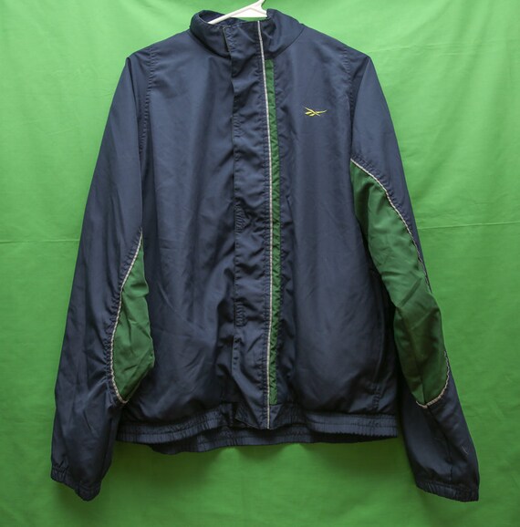80s reebok throwback classic style vintage windbreaker jacket