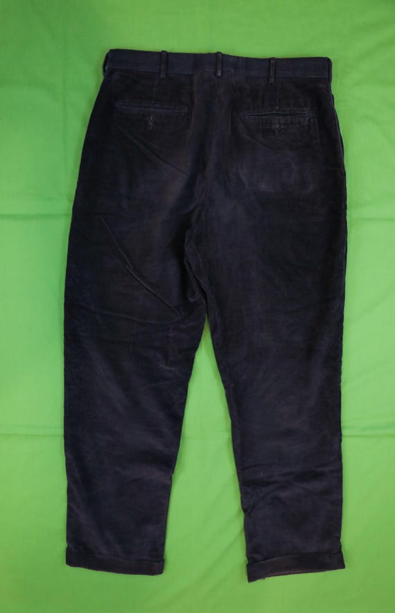 極上90〜00s LAND'S END black corduroy pants Women's Corduroy High Rise Rail Straight Leg Pants | Lands' End