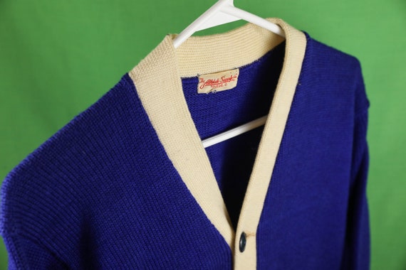 Vintage 60s/60s Athletic Supply Co Wool Cardigan … - image 2