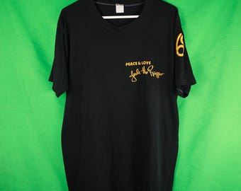 RUN DMC Raising Hell Black Tee　ラップTシャツ Amazon.com: Run DMC Official Logo Raising Hell T-Shirt : Clothing