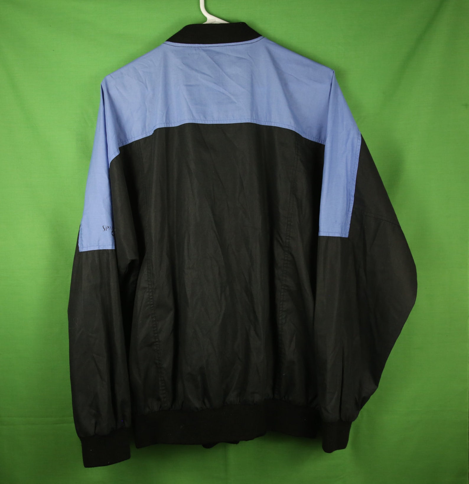 Vintage 90s Spalding Windbreaker Jacket Large Colorblock Zip - Etsy