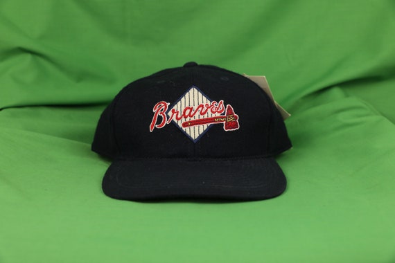 Vintage Atlanta Braves Fitted Hat Sports Specialties 7 1/2 MLB