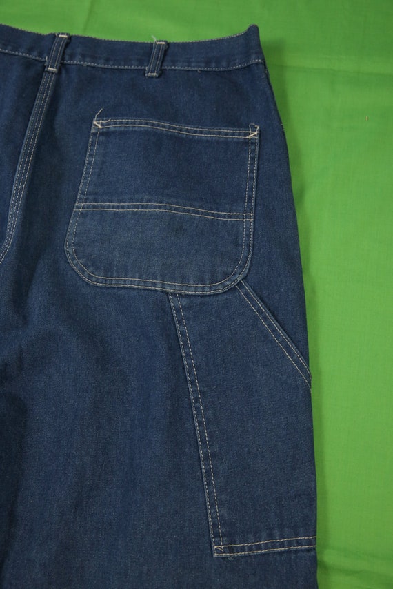 Vintage 70s/80s Sears Carpenter Jeans 38x30 Act.35x27 Made in