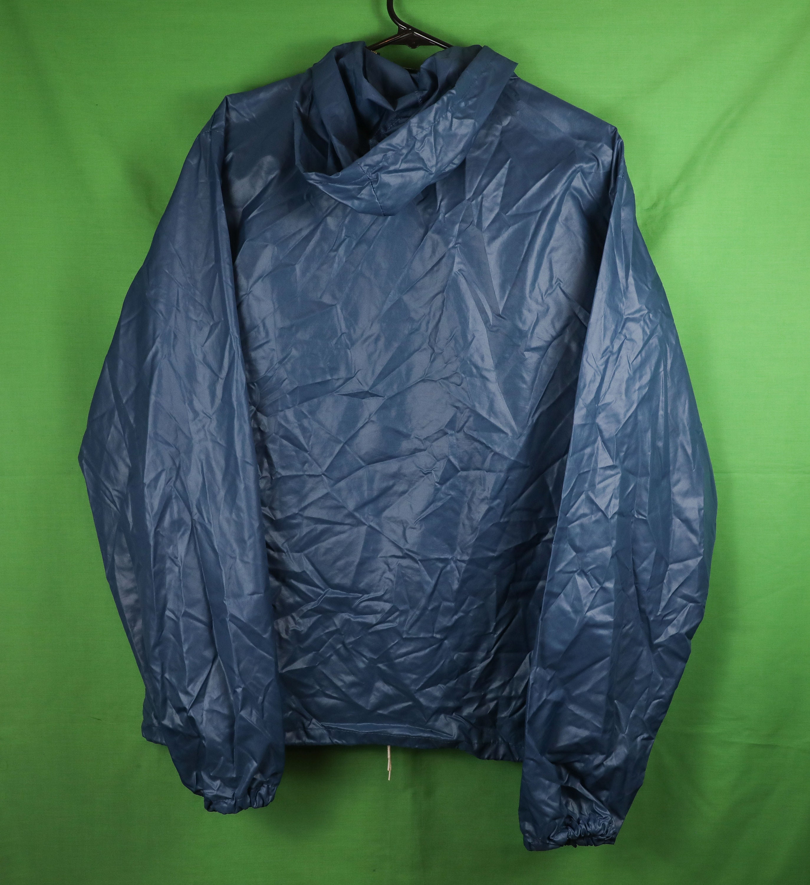 Vintage 70s-80'S Lacoste Izod Anorak Parka, Men's Size L Nylon navy blue type Vintage Second Hand