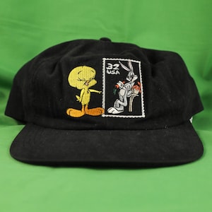 90s Warner Bros Hat - Etsy