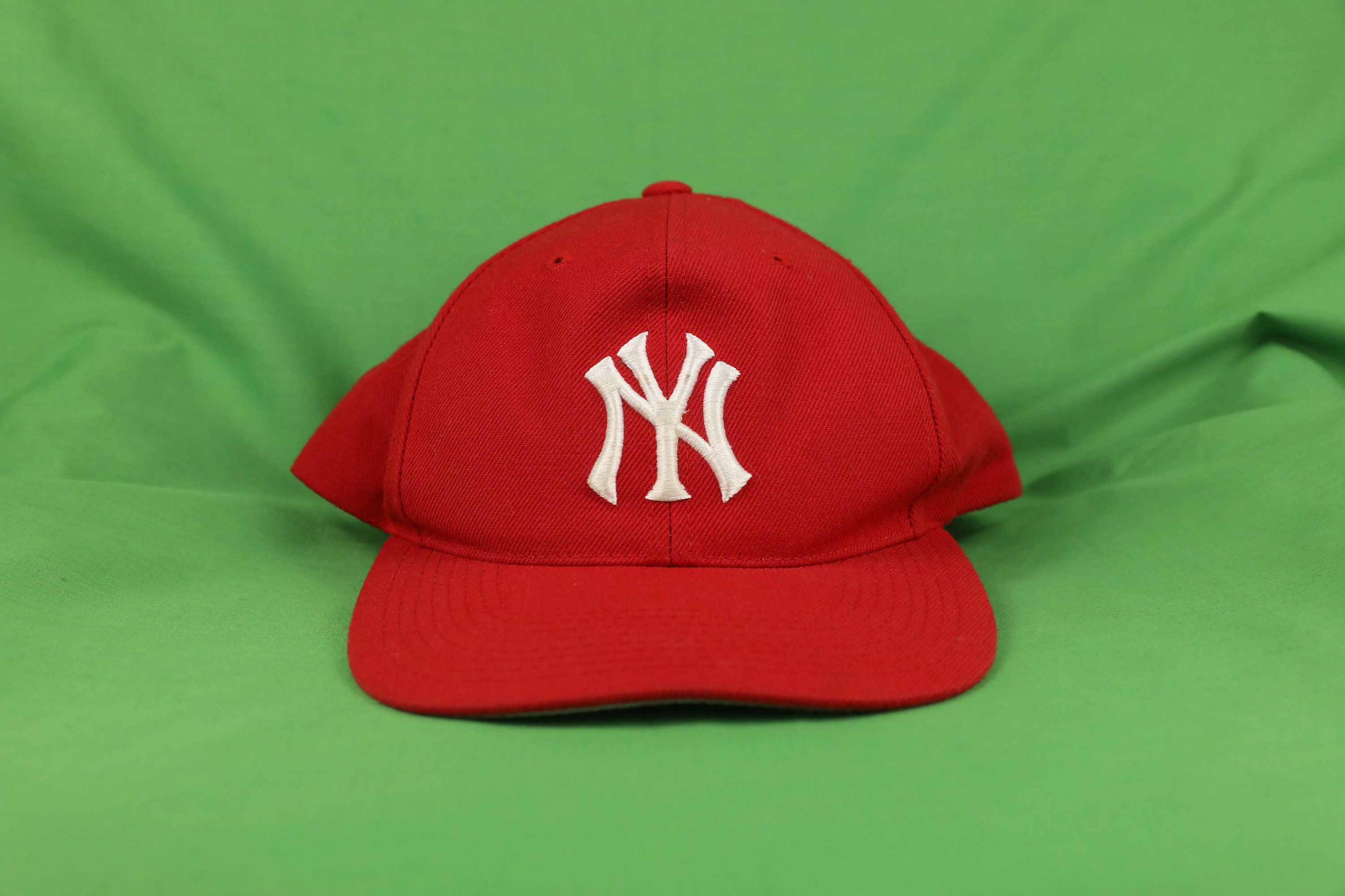 Vintage 90s New York Yankees Snapback Hat Red by GCC Grosscap MLB Genuine  Merchandise / Adjustable Cap Fred Durst Limp Bizkit