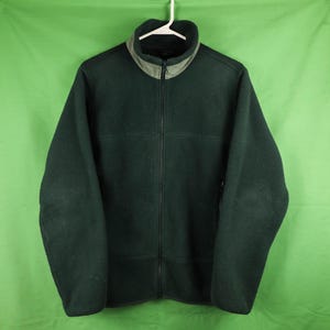 【90s】LANDS'END POLARTEC PRIMALOFT Vtg 90s Lands End L 14-16 Red Sherpa Fuzzy Polartec Fleece