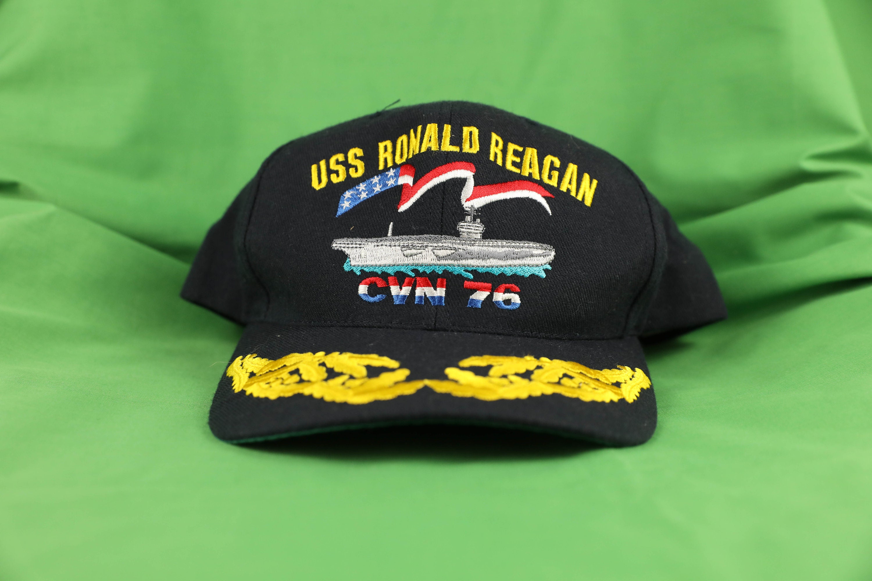 Vintage 80s/90s USS Ronald Reagan Snapback Hat CVN 76 Made in - Etsy