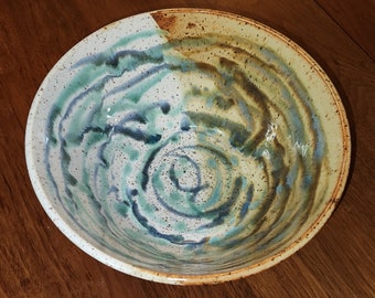 Beautiful Handthrown Ceramic Serving Bowl