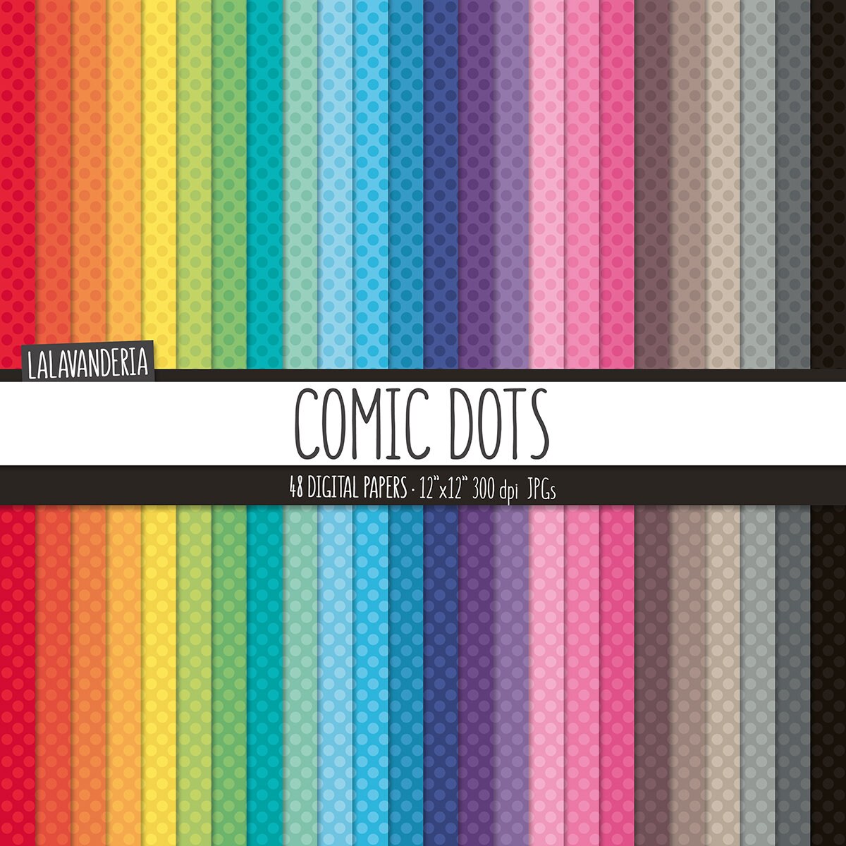 Comic Book Dot Pattern