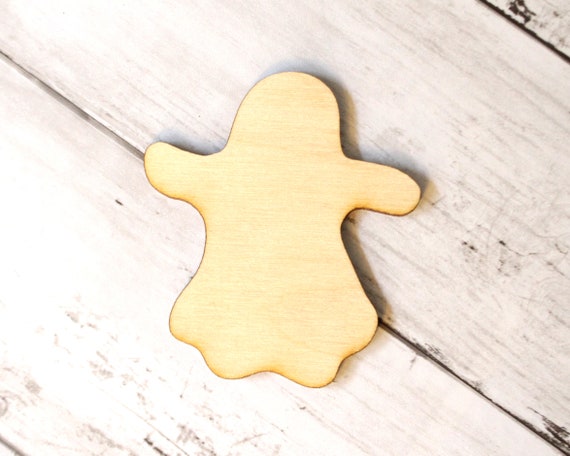 3D Ornament Ghost 3 Pieces Laser Cut Out Unfinished ORN303 3D Ornament Ghost 3 Pieces Laser Cut Out Unfinished ORN303