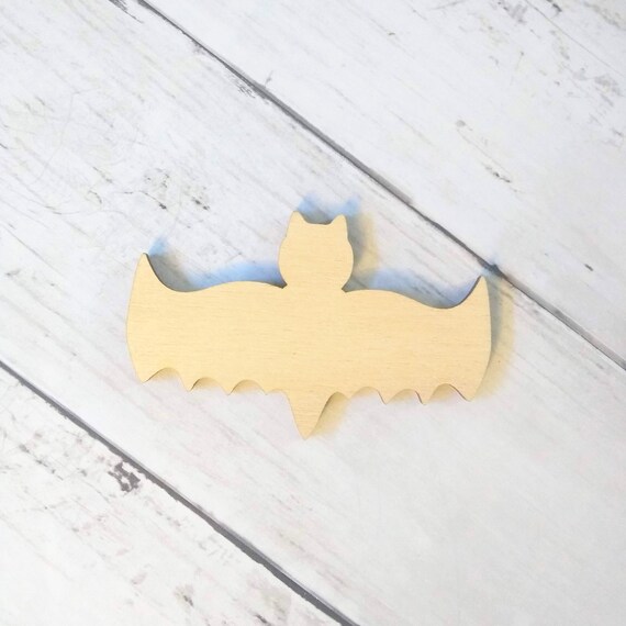 3D Ornament Bat 3 Pieces Laser Cut Out Unfinished ORN307 3D Ornament Bat 3 Pieces Laser Cut Out Unfinished ORN307