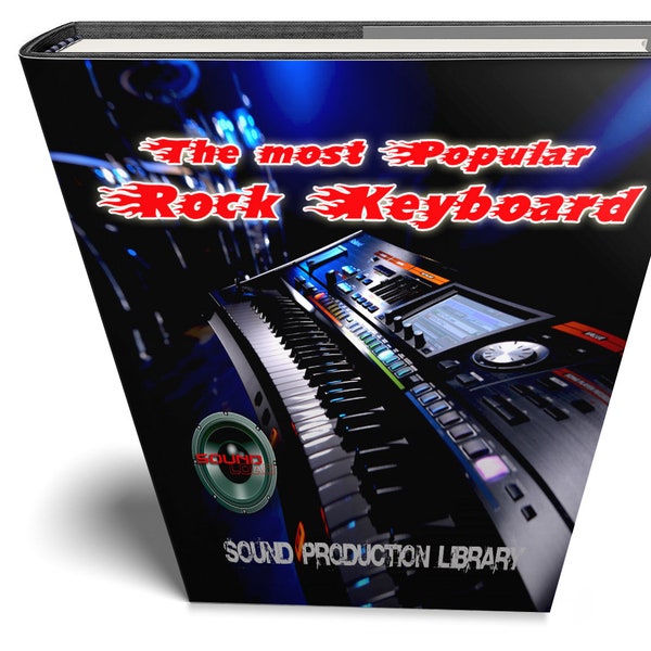 Rock Keyboard Modern - Large Essential Studio WAV/Kontakt samples/loops library