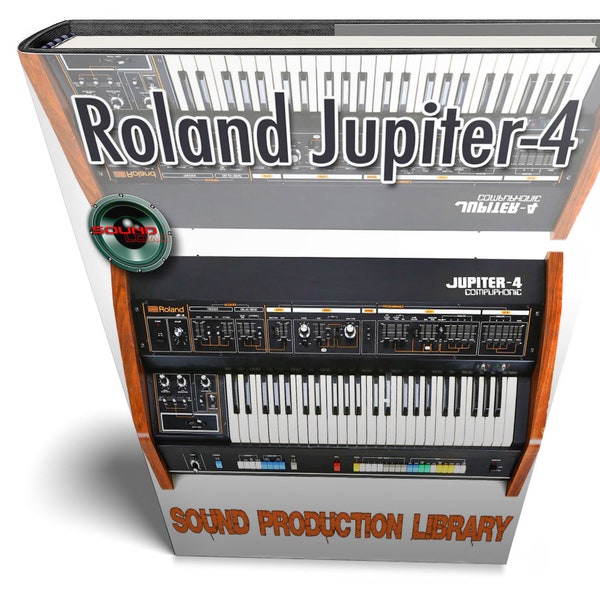 Roland Jupiter 4 - the KING of analog - Large original WAVEs/Kontakt samples studio library