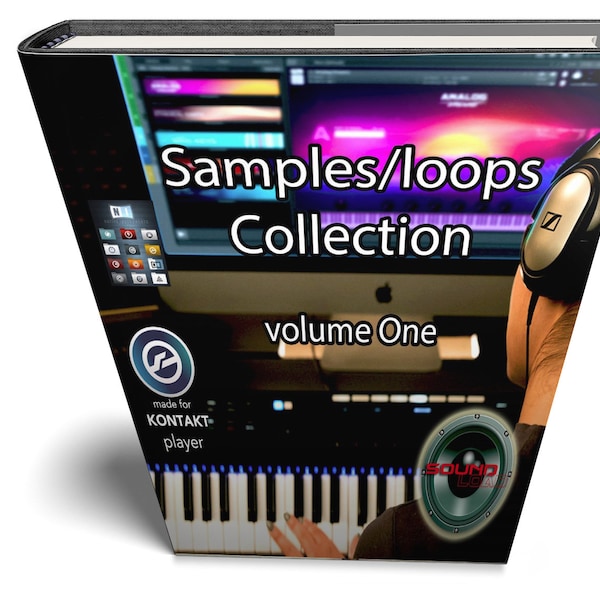 KONTAKT Library (Volume 1) Large Unique Essential Samples/Loops Library 10GB for Free Kontakt Player, any DAW, Mac/PC