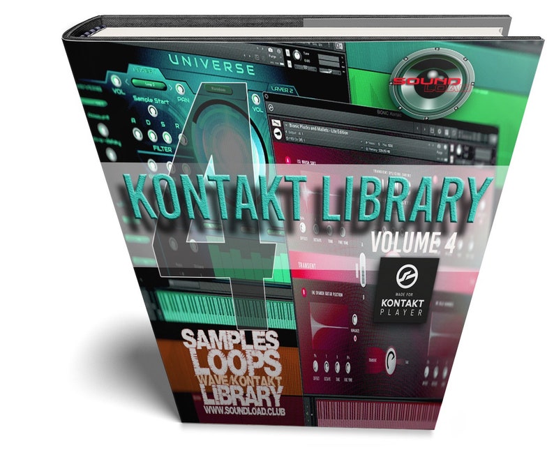 KONTAKT Library Volume 4 Large Unique Essential Samples/Loops Library 10GB for Free Kontakt Player, any DAW, Mac/PC image 1
