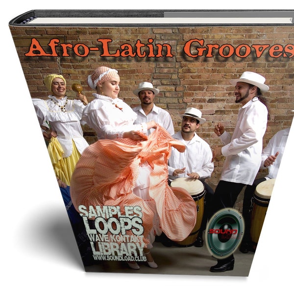 Afro-Latin Modern Grooves - Large original 24bit WAVE/Kontakt Samples/Loops Library