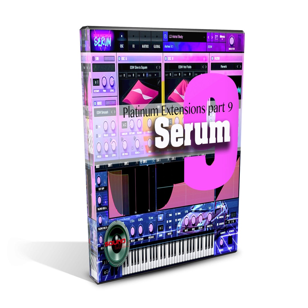 For SERUM Xfer Platinum Extension Part 9 Large Essentials Over 4.83GB