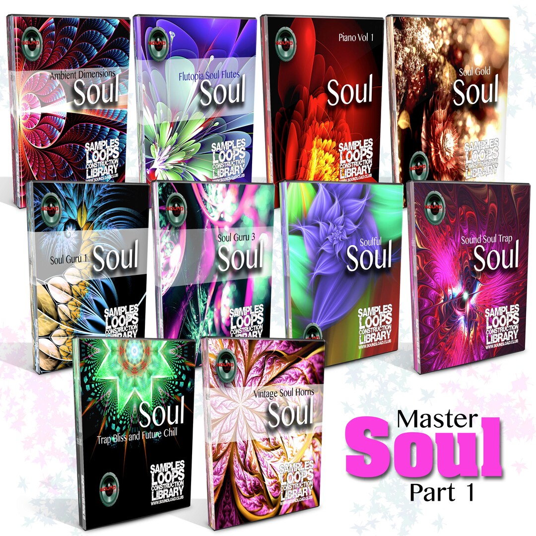 SOUL Master MEGA Bundle Part 1 10 Large Essential WAVE Samples/loop