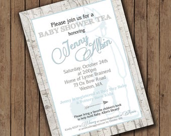 Where the Wild Things are inspired Baby Shower Invitation- 25 printed