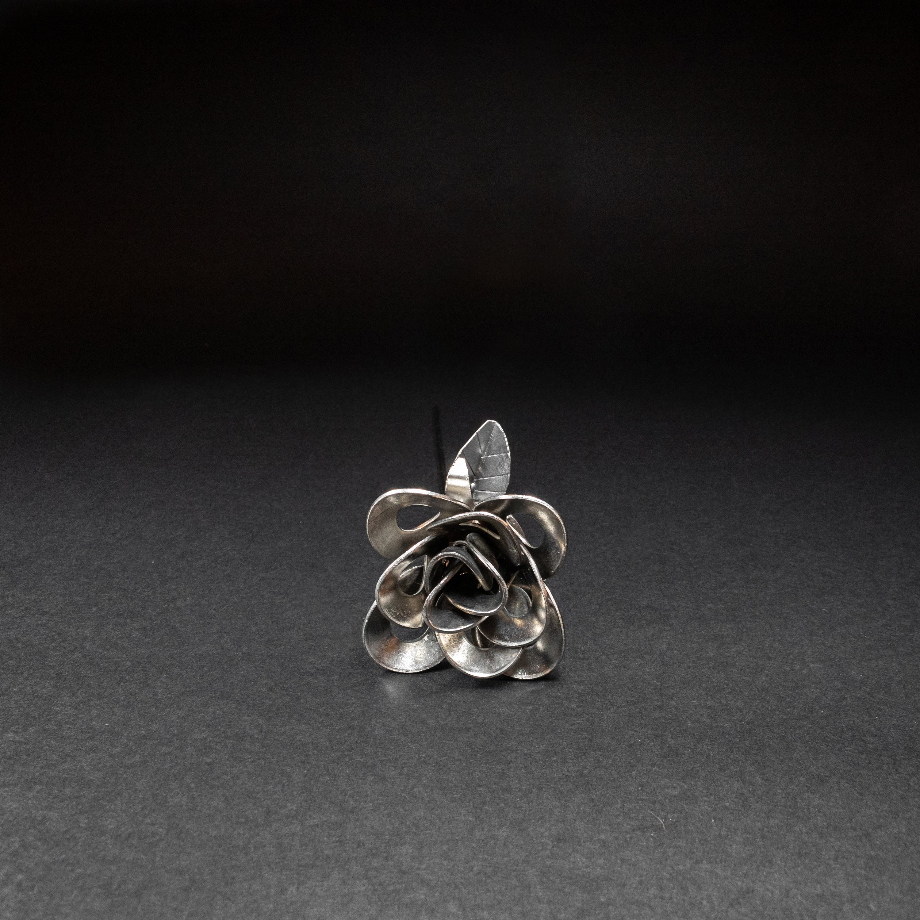 Metal Rose and Vase Metal Rose and Vase Sculpture Welded Etsy