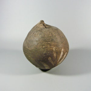 Gorka Livia, Brutalist Braune Keramik Vogel FIGUR, 1970er JAHRE ART POTTERY ! (G023)