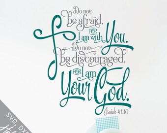 Isaiah 41 10 Svg - Etsy