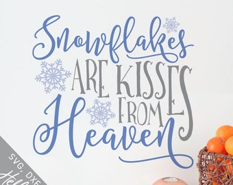 Download Free Christmas In Heaven Stencil Etsy SVG DXF Cut File