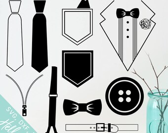Download Tuxedo shirt svg | Etsy