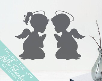 Download Angel silhouette | Etsy