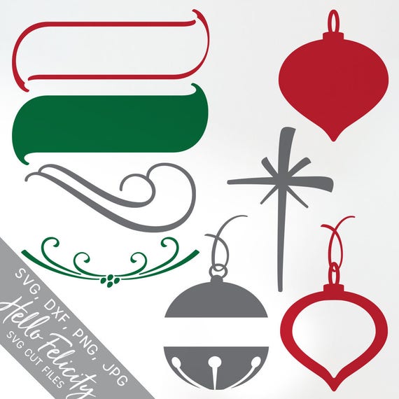 Download Christmas Svg Ornaments Svg Jingle Bells Svg Xmas Kit Svg ...