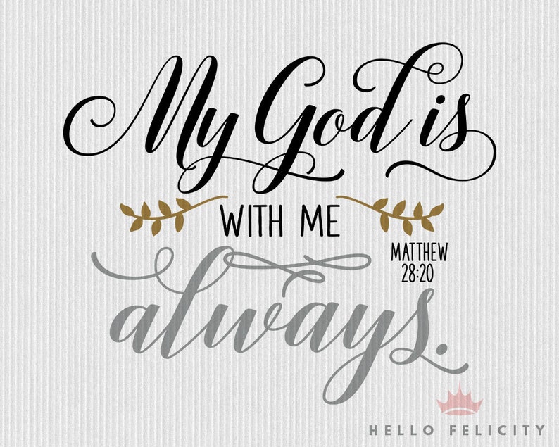 Download Bible Verse Svg Svg files for Cricut Scripture Svg My God | Etsy