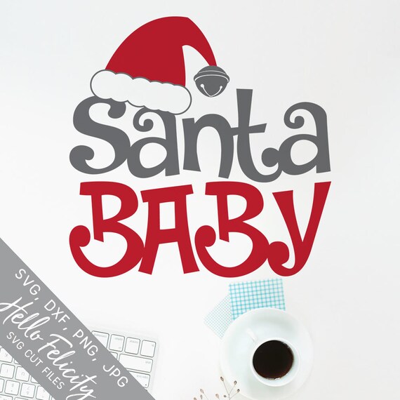 Download Christmas Svg Svg Files For Cricut Santa Baby Hat Dxf Etsy PSD Mockup Templates